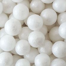 Picture of WHITE SUGAR PEARLS 7MM EDIBLE SPRINKLES X 50G